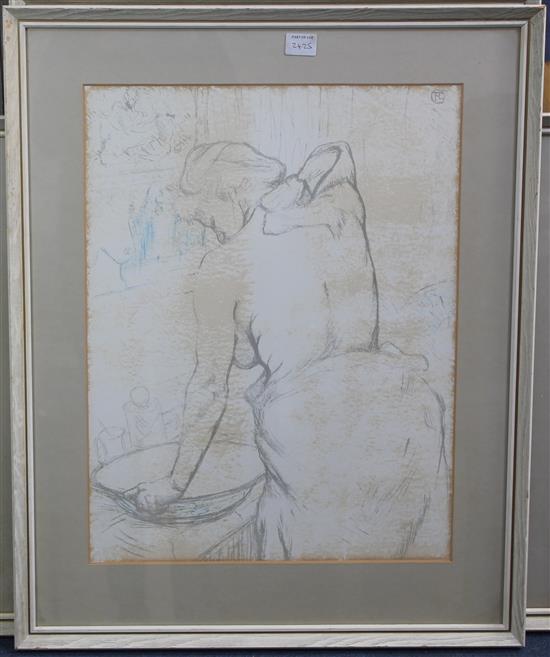 Henri Toulouse-Lautrec (1864-1901) Elles. London: The Toulouse-Lautrec Circle, 1969, 20.25 x 15.5in.